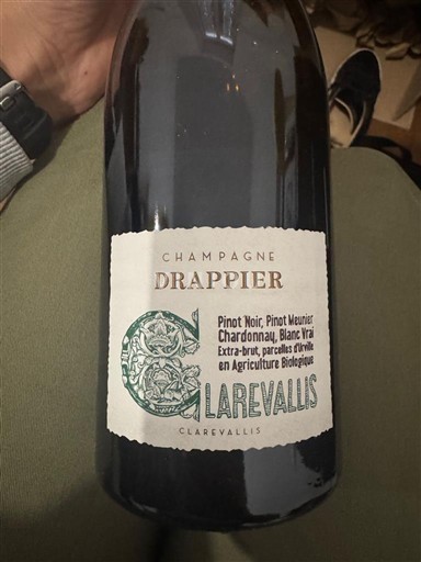 Champaña Champán Drappier Clarevallis Sin añada