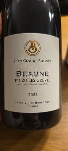 Borgoña No especificado Premier Cru Jean-Claude Boisset 1er Cru Les Grèves 2022