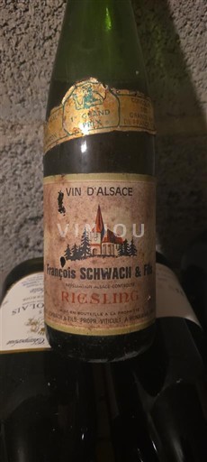 Alsace Ospecificerad François Schwach & Fils Icke årgångsbetecknad