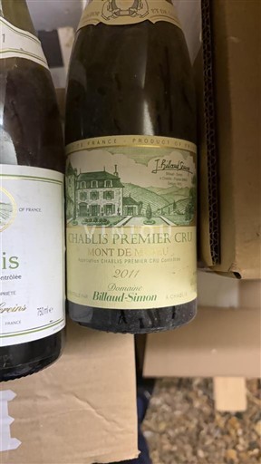 Burgundsko Chablis Premier Cru Domaine Billaud-Simon Mont de Milieu 2011