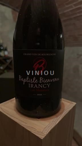 Bourgondië Irancy Baptiste Bienvenu Mazelots 2022