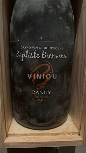 Bourgondië Irancy Baptiste Bienvenu Palotte 2022