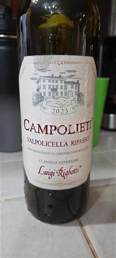 Венето Вальполічелла Ріпассо Luigi Righetti Campolieti 2023