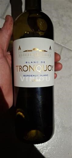 Bordeaux Bordeaux blanc Tronquoy Blanc de Tronquoy 2020