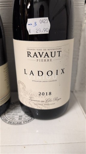 Borgoña Ladoix Ravaut Pierre 2018