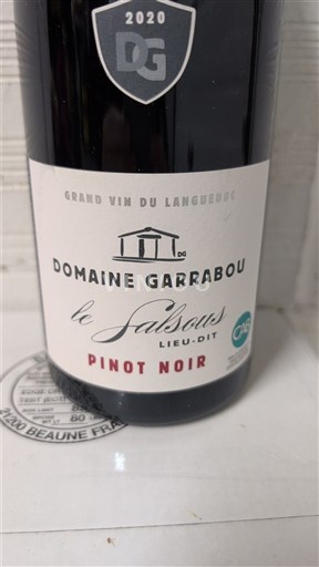 Wines Rouge sec Le Faisous Lieu-dit Domaine Garrabou 2020 France Languedoc-Roussillon Upper Aude Valley IGP