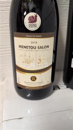 Loiredalen Menetou-Salon Jean-Claude Leclerc 2018