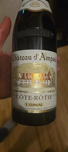Rhônedalen Côte-rôtie Château Ampuis 2018