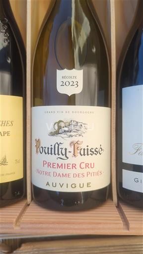 Burgundija Pouilly-fuissé Premier Cru Auvigue Notre Dame des Pitiés 2023