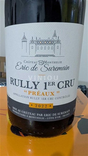 Burgundsko Rully Premier Cru Château Monthelie Eric de Suremain Préaux 2022