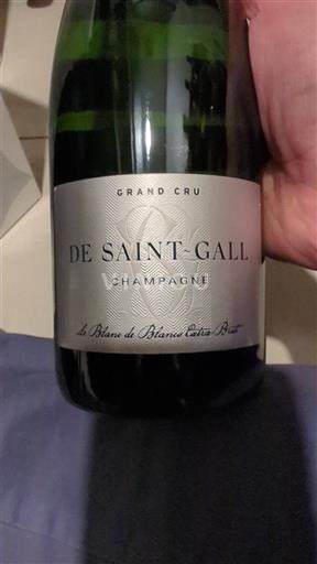Champaña Champán De Saint-Gall Grand cru Le Blanc de Blancs Extra Brut Sin añada
