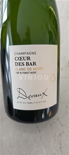 Šampanja Šampanjec Devaux Cœur des Bar Neleten.