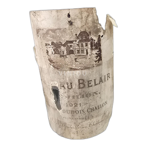 Bordeaux Saint-Émilion Château Belair 1921