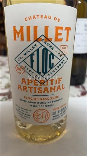 Lounais-Ranska Floc de Gascogne Château Millet Aperitivo artisanal Ei vuosikertaa