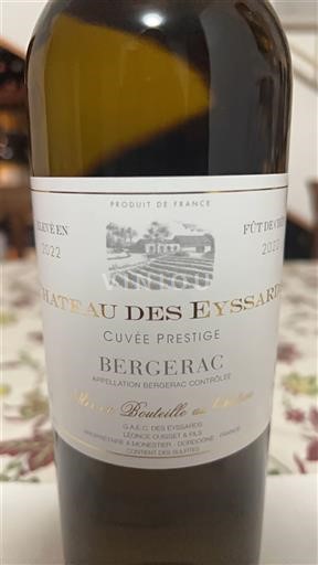 Sydvestfrankrig Bergerac Château S Eyssards Prestige 2022