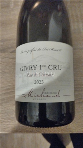 Burgundi Givry Premier Cru Domaine Miebaud Pied de Chaume 2023