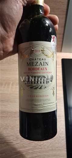 Bordeaux Château Mezain 2018