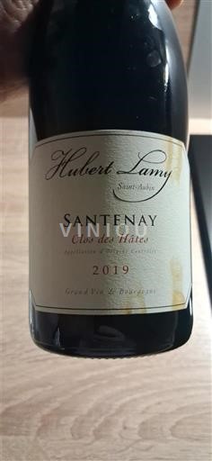 Burgundsko Santenay Domaine Hubert Lamy Clos des Hâtes 2019