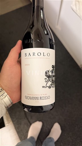 Vine Rouge sec Serralunga d'Alba Giovanni Rosso 2021 Italien Piemonte Barolo DOC