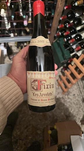 Burgundy Fixin Vincent et Denis Berthaut Les Arvelets 2007