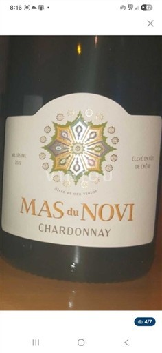 Languedoc in Roussillon Pays d'Oc Mas du Novi Chardonnay 2022