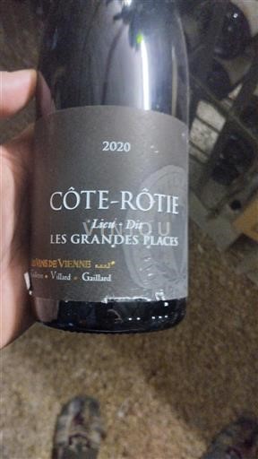 Rhône-dalen Côte-rôtie Vins de Vienne Les Grandes Places 2020