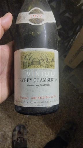 Bourgogne Gevrey-chambertin Domaine Arlaud Père & Fils 1977