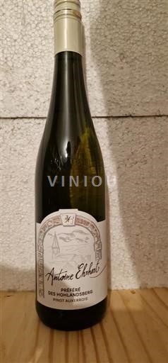 Alsacia Antoine Ehrhart Préfere des Hohlansberg 2024