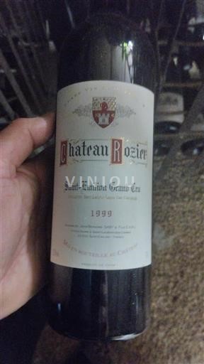 Bordeaux Saint-Émilion Grand Cru Château Rozier 1999