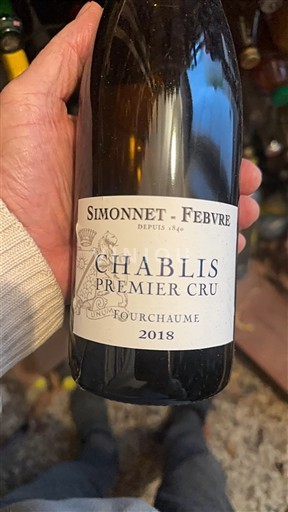Burgundsko Chablis Premier Cru Simonnet-Febvre Fourchaume 2018