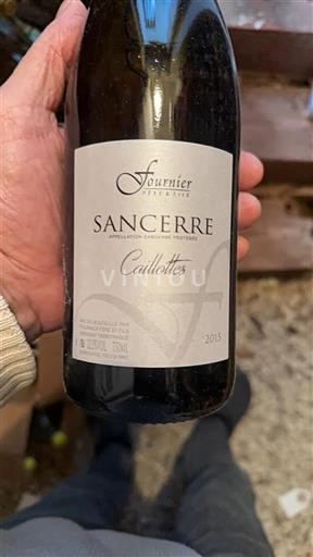 Vinos Blanc sec Caillottes Fournier Père & Fils 2015 Francia Valle del Loira Sancerre AOC