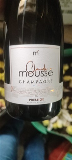 Champagne Claude Moussé Prestige Niet-geïntegreerd