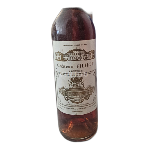 Bordeaux Sauternes Château Filhot 1989