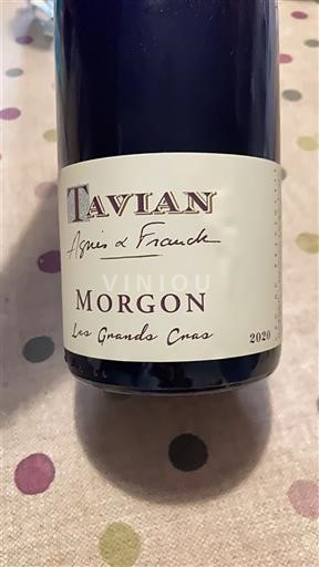 Beaujolais Morgon Tavian Les Grands Cras 2020