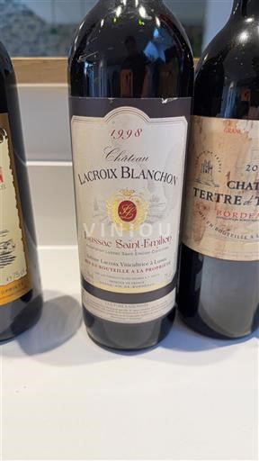 Bordeaux Lussac-saint-émilion Château Lacroix Blanchon 1998