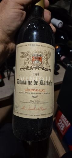 Bordeaux Domaine Darbalot 1995