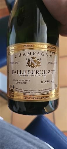 Champaña Champán Grand Cru Fallet-Crouzet Sin añada