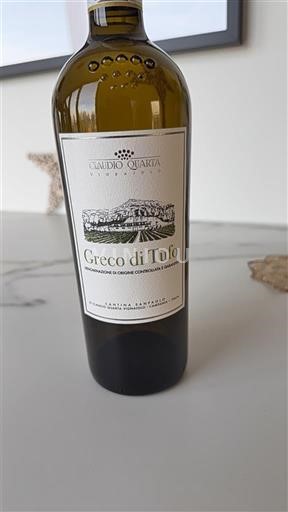 Campanië Greco di Tufo Claudio Quarta Vignaiolo Niet-geïntegreerd