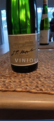 Alsácia J.P. Kaeffer Riesling Kaplerkopf Não Sazonado