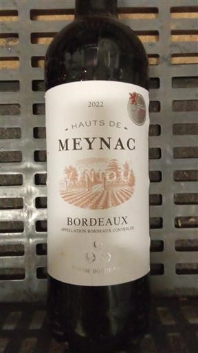 Bordéus Hauts de Meynac 2022