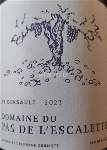 Linguadoca e Rossiglione Hérault Domaine Pas de l'Escalette Ze Cinsault 2023