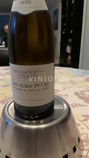 Burgundija Saint-Aubin Premier Cru François & Denis Clair Murgers des Dents de Chien 2022