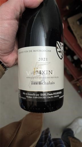 Wijnen Rouge sec Les Echalais EARL Denis Fournier 2021 Frankrijk Bourgondië Fixin AOC