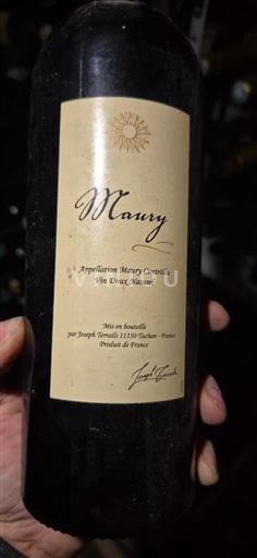 Roussillon Maury Joseph Garrabé Ikke årgangsbestemt