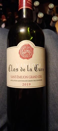 Bordeaux Saint-Émilion Grand Cru Domaine Domaines Bouyer Clos de la Cure 2019