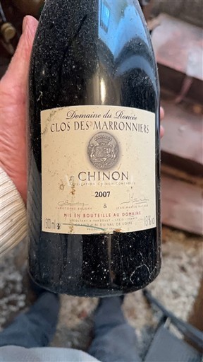 Dolina Loare Chinon Domaine Roncée Clos des Marronniers 2007