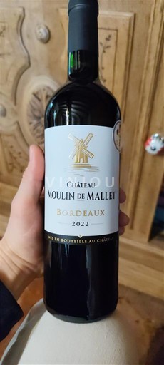 Bordeaux Château Moulin de Mallet 2022