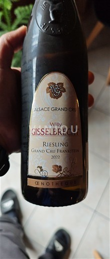 Alsace Ospecificerad Grand Cru Château Willy Gisselbrecht Œnothèque 2022