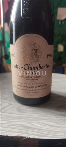 Bourgondië Griotte-Chambertin Grand Cru Domaine Claude Marchand 1996