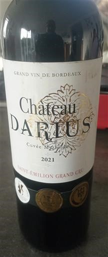 Bordeaux Saint-Émilion Grand Cru Grand Cru Château Darius Prestige 2021